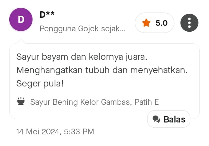 ulasan pengguna gojek 2