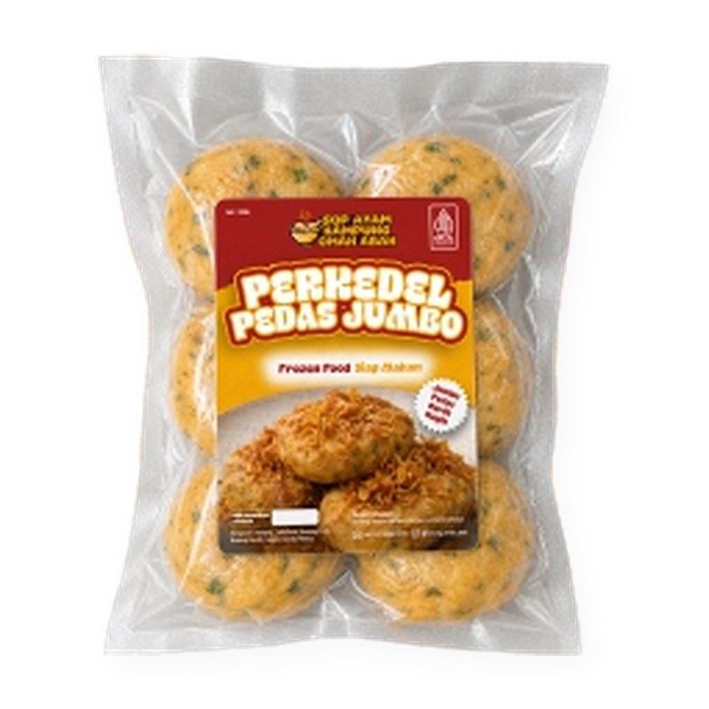 Frozen Omah Abah – perkedel pedas jumbo isi 3