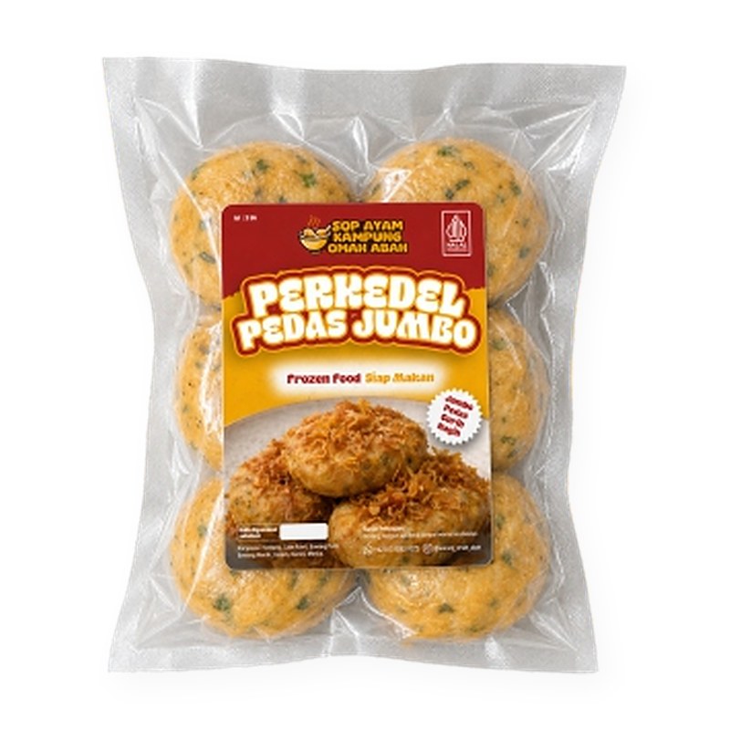 Frozen Omah Abah – perkedel pedas jumbo isi 6