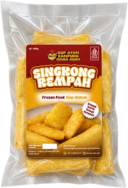 Frozen food Omah Abah Singkong Rempah 800 g